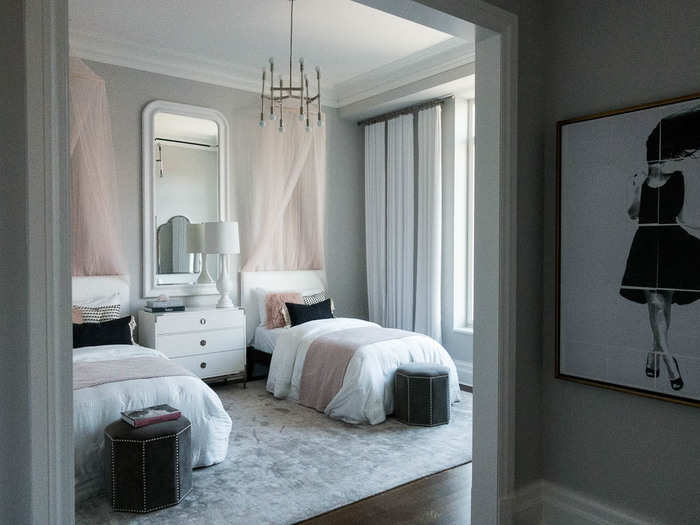 The idea is to have the bedrooms all on one side of the apartment without putting them too close to the master suite.