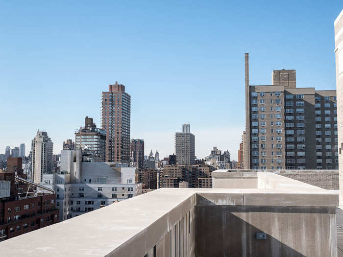 The penthouse has an additional 4,500 square feet of outdoor space on the private wrap-around terrace. The terrace is so big it has space to install a pool.