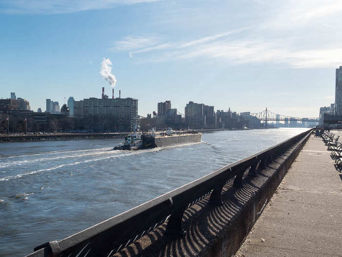 One of the most attractive parts about the neighborhood is its proximity to the East River. Many residents walk their dogs or watch the boats go by on John Finley Walk.