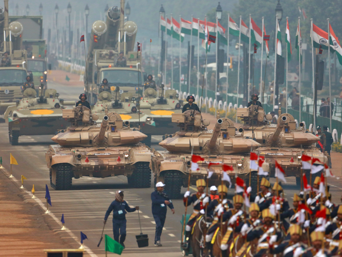 This parade is usually used to intimidate Pakistan.