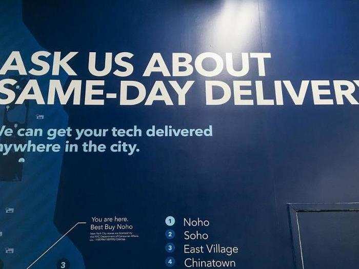 Best Buy has had to step up its delivery game to compete with Amazon