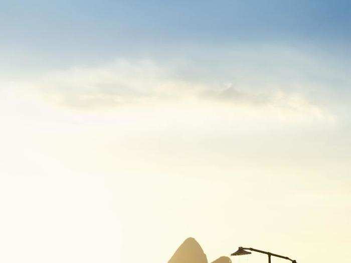 On a hot day, the beach shower offers a safer way of cooling down.