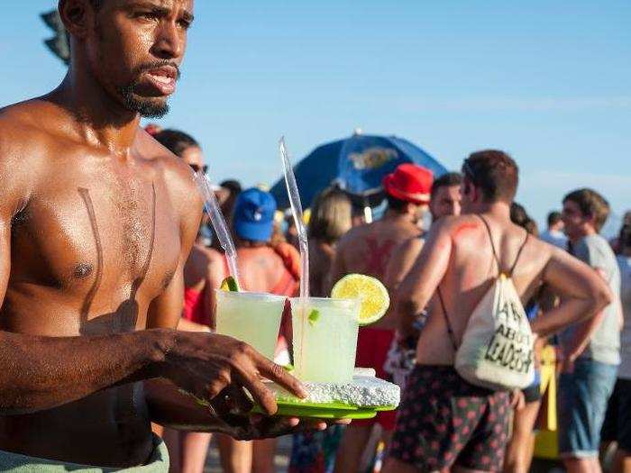 The best thing you can buy on the beach is a "caipi" — Brazil