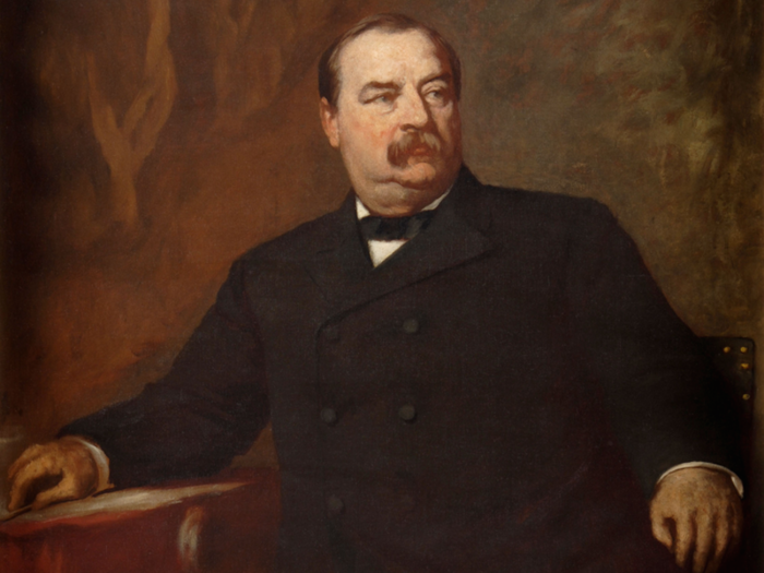 Grover Cleveland — with eggs