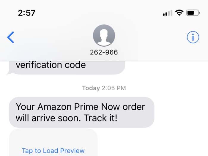 Finally! I received my order almost exactly four hours after I ordered it — and an hour into my delivery window.