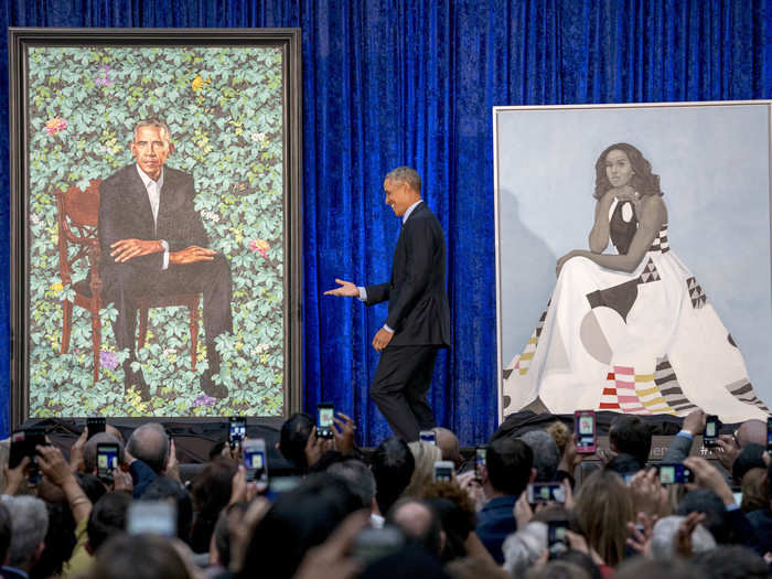 But with his newfound fame as a presidential portrait artist, Wiley