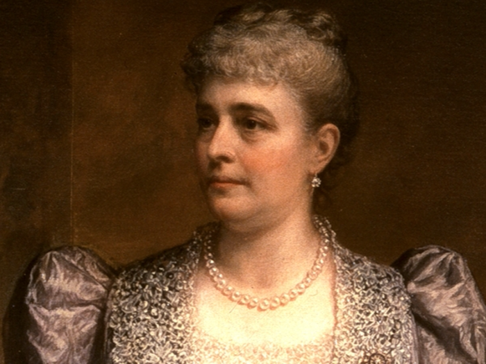 Caroline Harrison, first lady, October 25, 1892