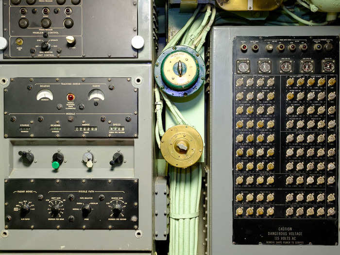 Just about everything in the sub could be observed or monitored from one of the instrument panels in the control room.