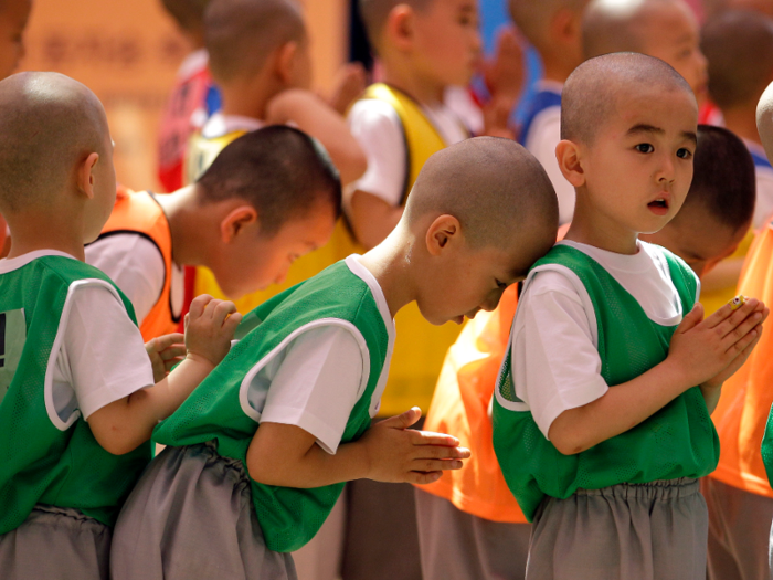 Koreans bow to each other — and there are levels of bowing