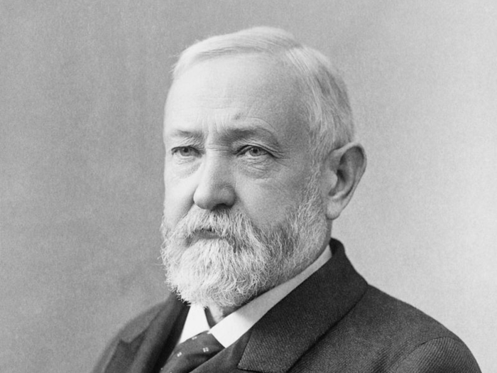 Benjamin Harrison yelled for a living