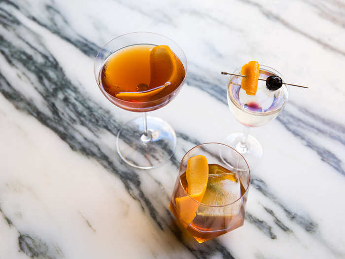 Cocktails, such as the Flamenco Sketches made with fino sherry and Dolin Blanc vermouth, run between $15 and $17.