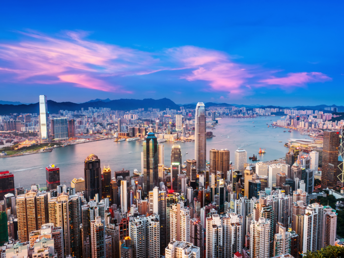 8. Hong Kong — $1.3 trillion total private wealth