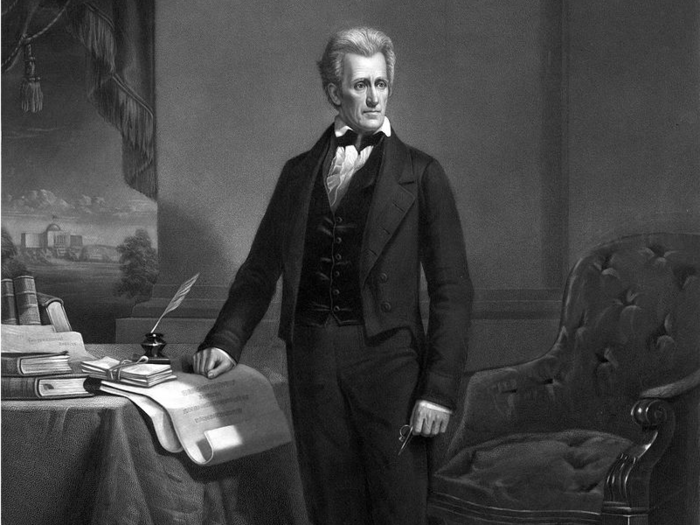 Andrew Jackson was a courier during the Revolution