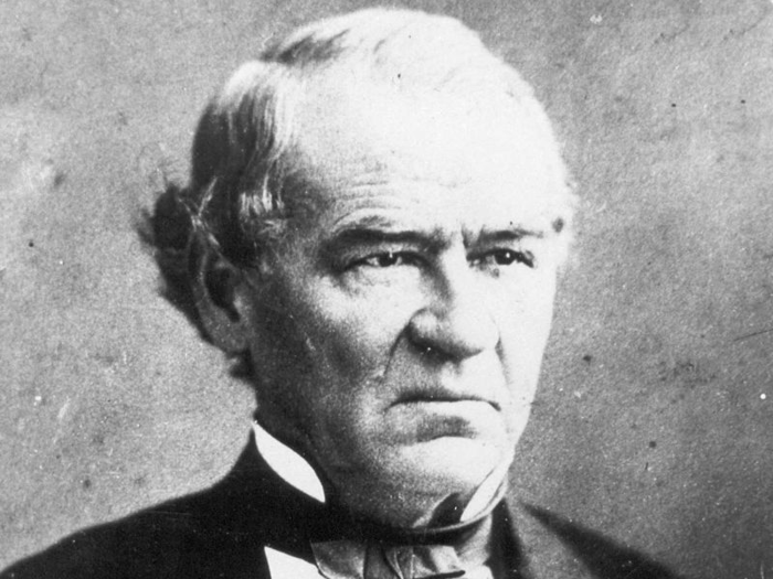 Andrew Johnson was an apprentice tailor for his mom
