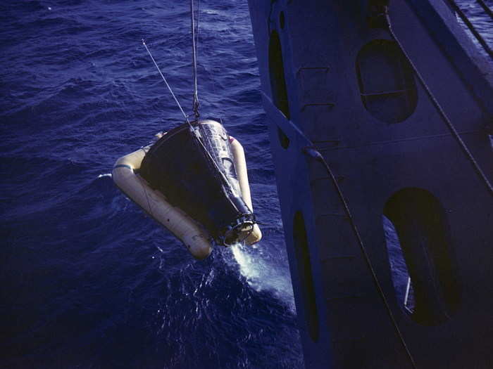 In the 1960s, the Intrepid became the lead recovery vessel for the Mercury Atlas-7 and Gemini 3 space missions. Intrepid crewmen felt immense pride to rescue the astronauts, according to Williams.