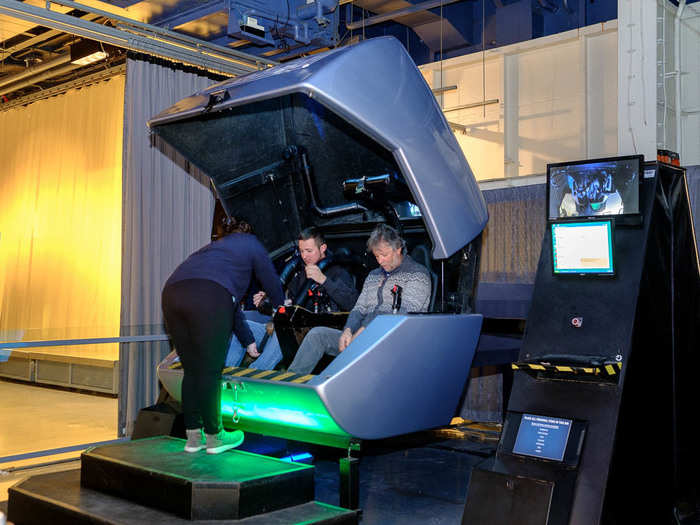 If all the planes have you amped up enough, the Intrepid has the G-Force Encounter simulator so you can try your hand at flying a jet. As a kid, this was my favorite part of the museum (of course).