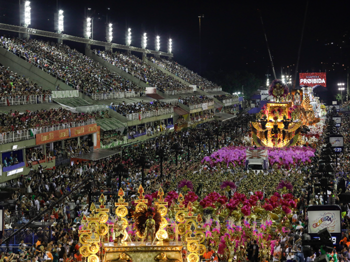 But the heart of Carnival is the multi-day parade in the Sambadrome.