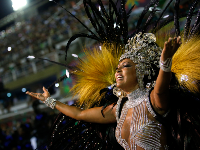 The parade is an explosion of color and culture.