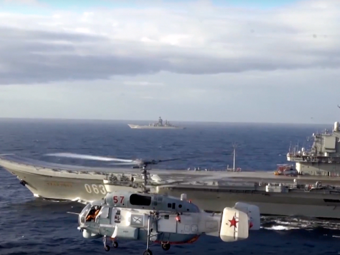 The Admiral Kuznetsov is Russia