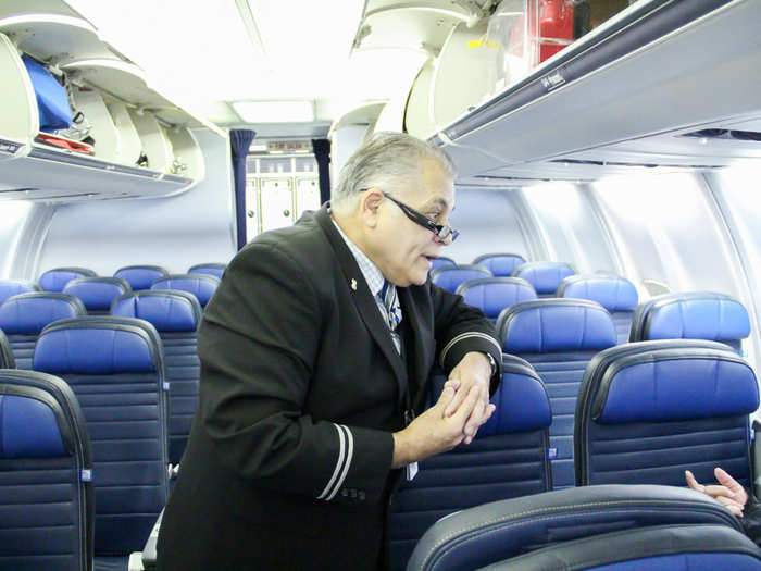 If something does go wrong, Bingochea says flight attendants are empowered with resolution options, from offering a free drink or meal to updating fliers and giving them more points. "We can