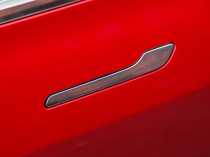 Flush, chrome door handles are simply the beginning of what will be a complete minimalist experience.