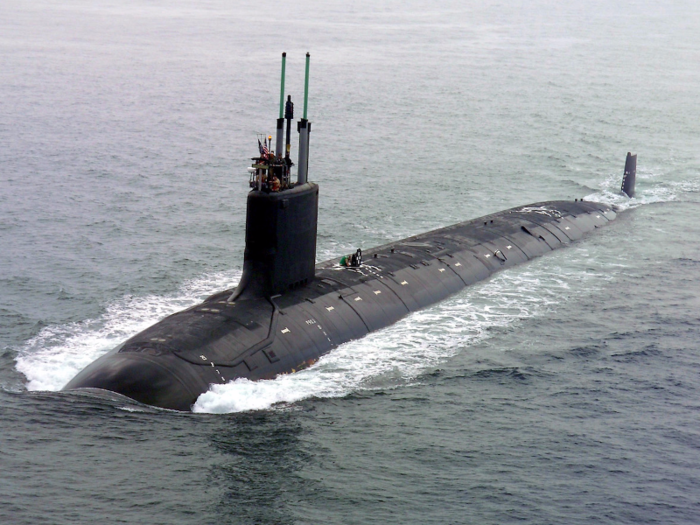 Two Virginia Class submarines