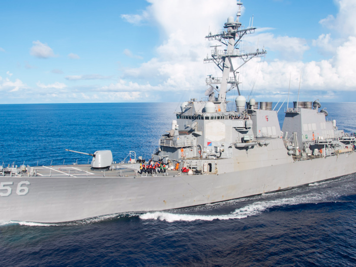 Three DDG-51 Arleigh Burke Class Destroyers