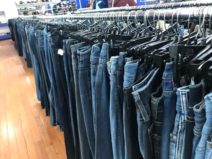 Blogger Betsy Appleton, who is an ambassador for Goodwill in Tennessee, says that you can often find a pair of designer jeans at these stores.