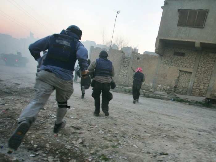 Hondros was particularly well-suited to war photography because of his "natural ability" to stay clear-headed in dangerous situations, identify risks, and still locate the story, Campbell said.