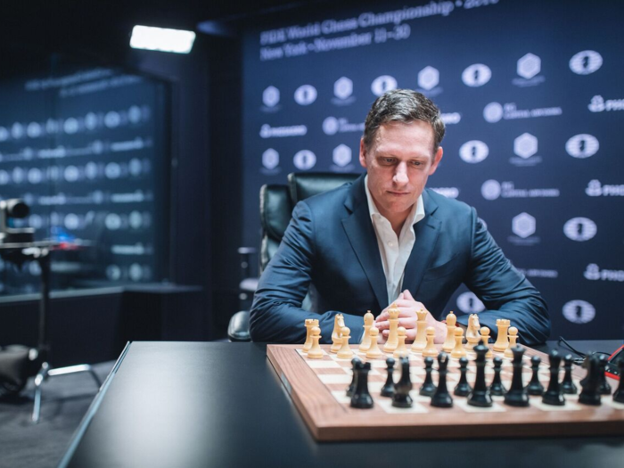 Thiel also became <a href="http://ratings.fide.com/card.phtml?event=2022389" target="_blank">a world-ranked chess player</a> at a young age. He was reportedly once one of the highest ranked under-21 players in the US.