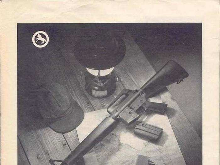 In 1963, Colt began marketing the AR-15 to the American public as a "superb hunting partner."