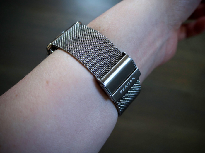 Just look at that gorgeous mesh band! This is the silver version, which costs $295.