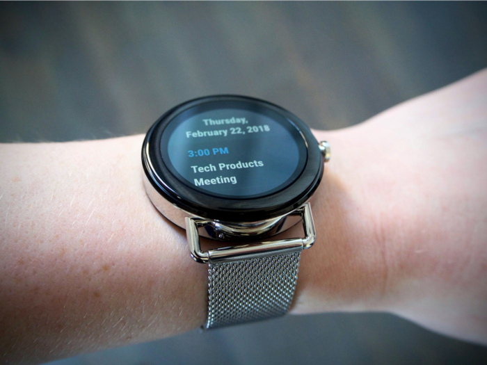 The Falster runs Android Wear 2.0, Google