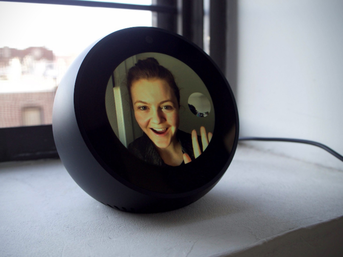 Video calling is fun and feels a little futuristic, thanks to the round screen. It