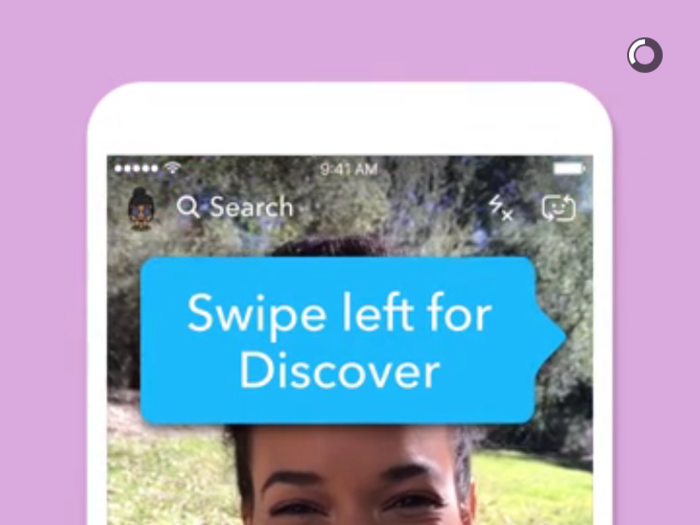 Or, you can swipe left to see the "Discover" page. We