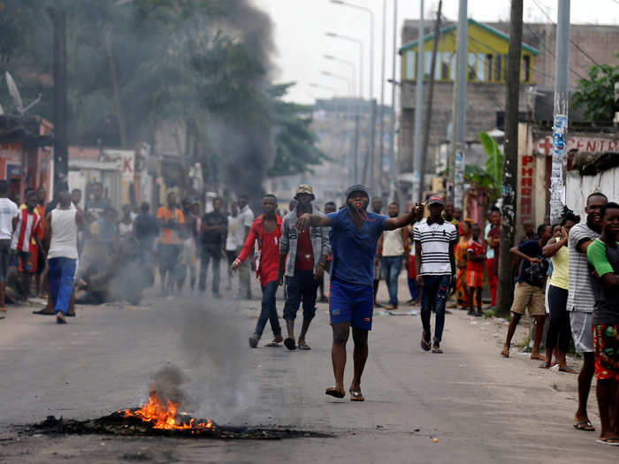 Kabila was supposed to step down after his two-term mandate expired on December 19, 2016, but he stayed on after invoking a controversial law requiring a successor to be elected. This sparked a wave of protests.