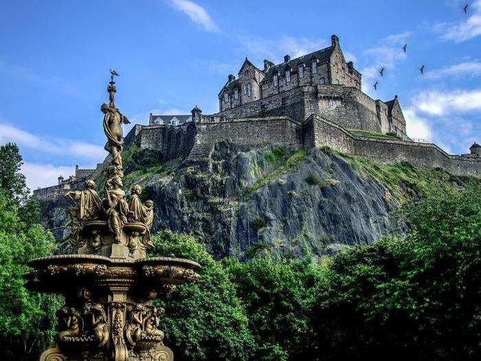 2. Edinburgh Castle, Edinburgh, Scotland.