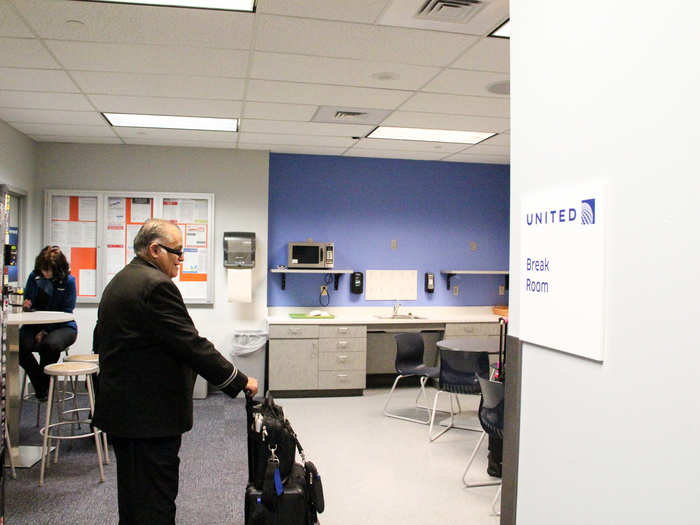 Unlike the lounge or sleeping area, which are fairly quiet, the break room is a great place to grab a bite to eat and catch up with crew you haven