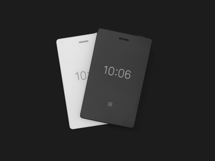 The Light Phone 2 has also added an alarm clock, larger speaker, microphone and physical buttons.