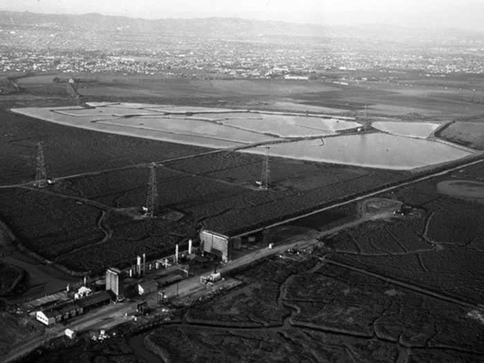 At the turn of the 20th century, the Ballona Lagoon wetlands were converted into Marina Del Rey, an unincorporated seaside community in LA County. Here