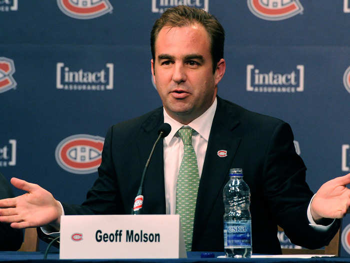 16: Montreal Canadiens owner Geoff Molson — $1.75 billion