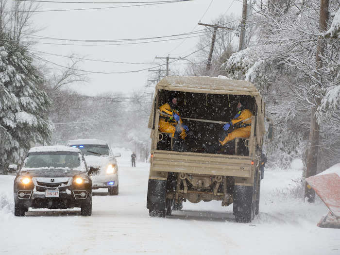 And Boston is still reeling from another of its worst storms, that froze entire neighborhoods in ice just weeks ago.