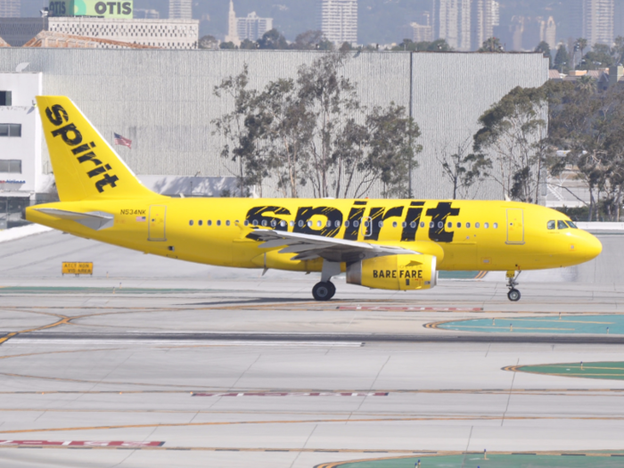 7. Spirit Airlines