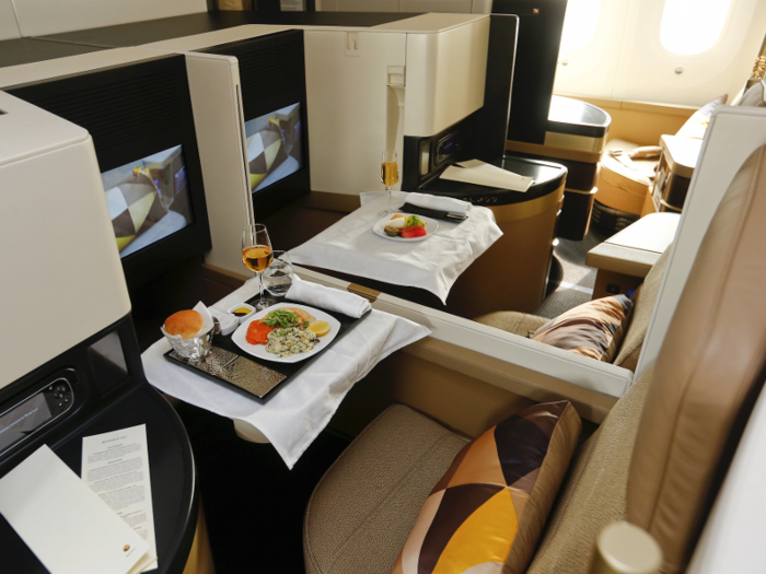 First class, roundtrip ticket (Etihad Airways, NYC to Sydney, Australia)