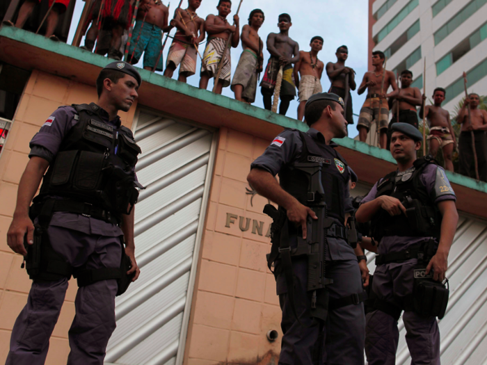 34. Manaus, Brazil, had 48.07 homicides per 100,000 residents.