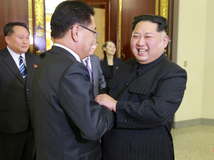 South Korean officials said that North Korea expressed its "will" to denuclearize if its national security was guaranteed, and that it would halt its nuclear and missile tests during bilateral talks.