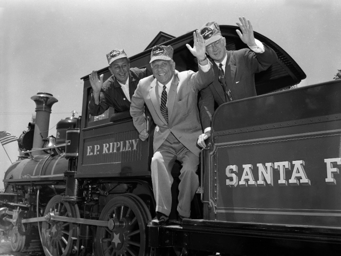 Outside of work, Disney also had a lifelong fascination with trains, and he even built a model steam engine and tracks that circled his house in Holmby Hills, Los Angeles.