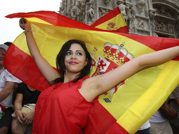 18. Spain. Unemployment continues to be an issue in Spain, with income inequality at just 1.4. However, the country is making strides on gender equality (6.4) and human rights (6.2).