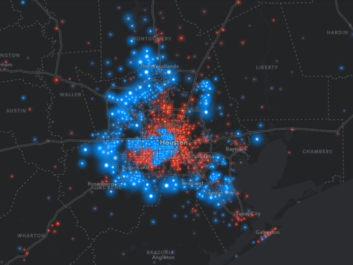 These neighborhoods — such as Midtown and West University Place — extend to the west and south.