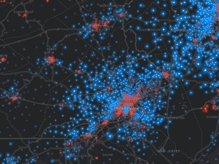 But portions of its urban core, like Center City, are also wealthy.